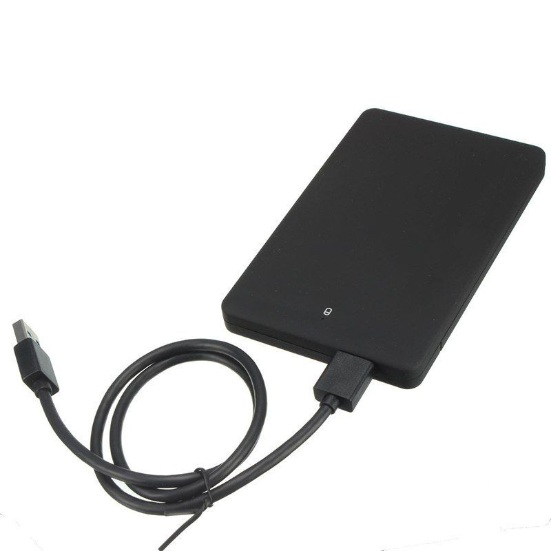 2,5'' USB 2.0 Custodia per disco rigido Custodia per HDD SSD SATA I/II/III da 7 mm e SSD SATA I/II/III da 7 mm 9.5mm