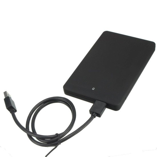 2,5'' USB 2.0 Custodia per disco rigido Custodia per HDD SSD SATA I/II/III da 7 mm e SSD SATA I/II/III da 7 mm 9.5mm