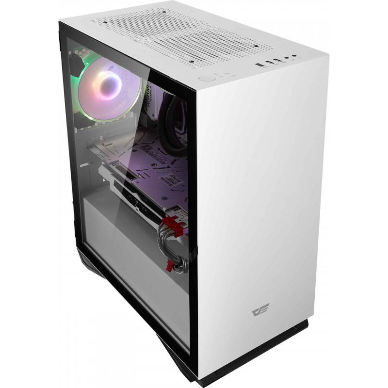 CUSTODIA DA GIOCO PER DESKTOP DARKFLASH DLM22 COLORE BIANCO M-ATX ITX
