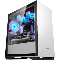 CUSTODIA DA GIOCO PER DESKTOP DARKFLASH DLM22 COLORE BIANCO M-ATX ITX