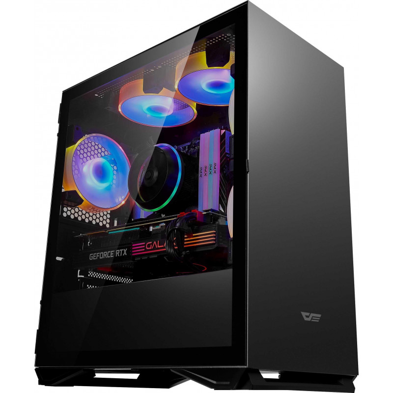 CUSTODIA PER DESKTOP DA GIOCO DARKFLASH DLM22 COLORE NERO M-ATX ITX