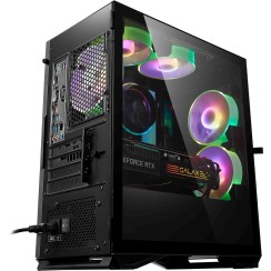 CUSTODIA PER DESKTOP DA GIOCO DARKFLASH DLM22 COLORE NERO M-ATX ITX