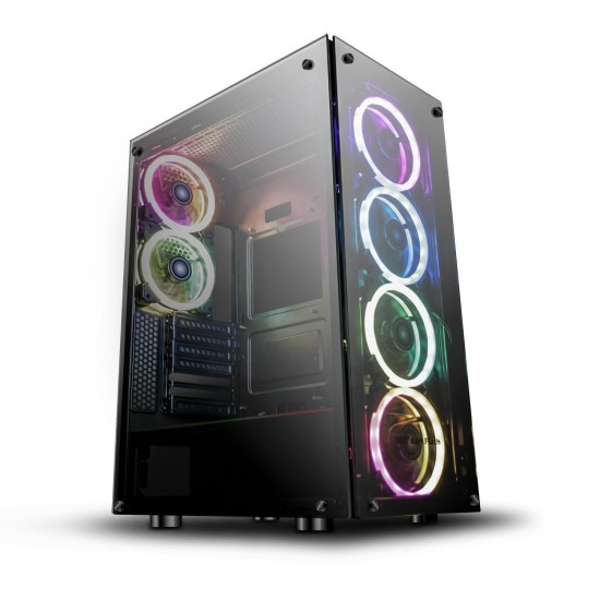 DARKFLASH PHANTOM PHANTOM ATX MICRO-ATX DESKTOP GAMING BOX