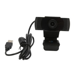 Webcam FHD 1080P, USB, Nero, Nuovo