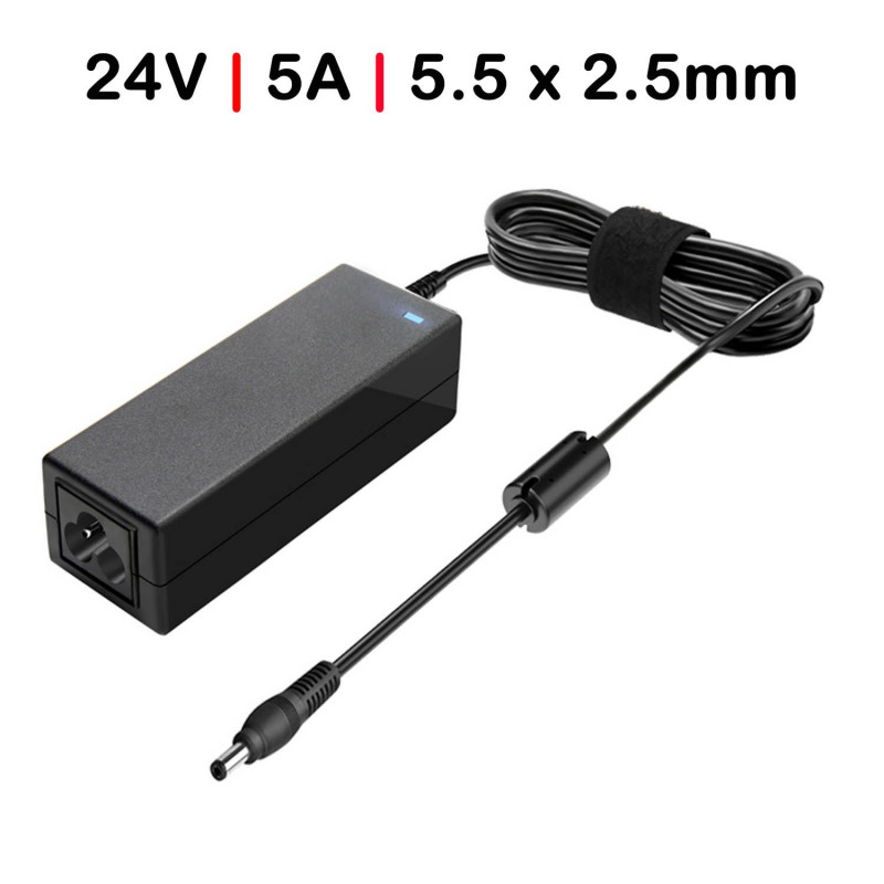 CARICABATTERIE 24V 5.0A 120W 5.5mm*2.5mm