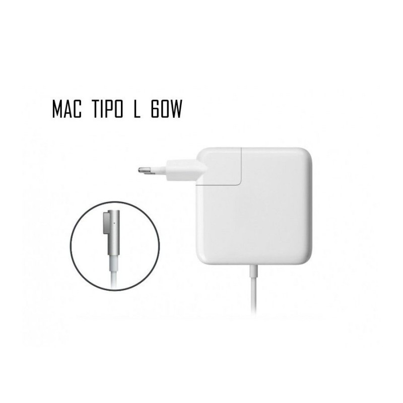 Caricabatterie per Apple 60W Magsafe 1 tipo L