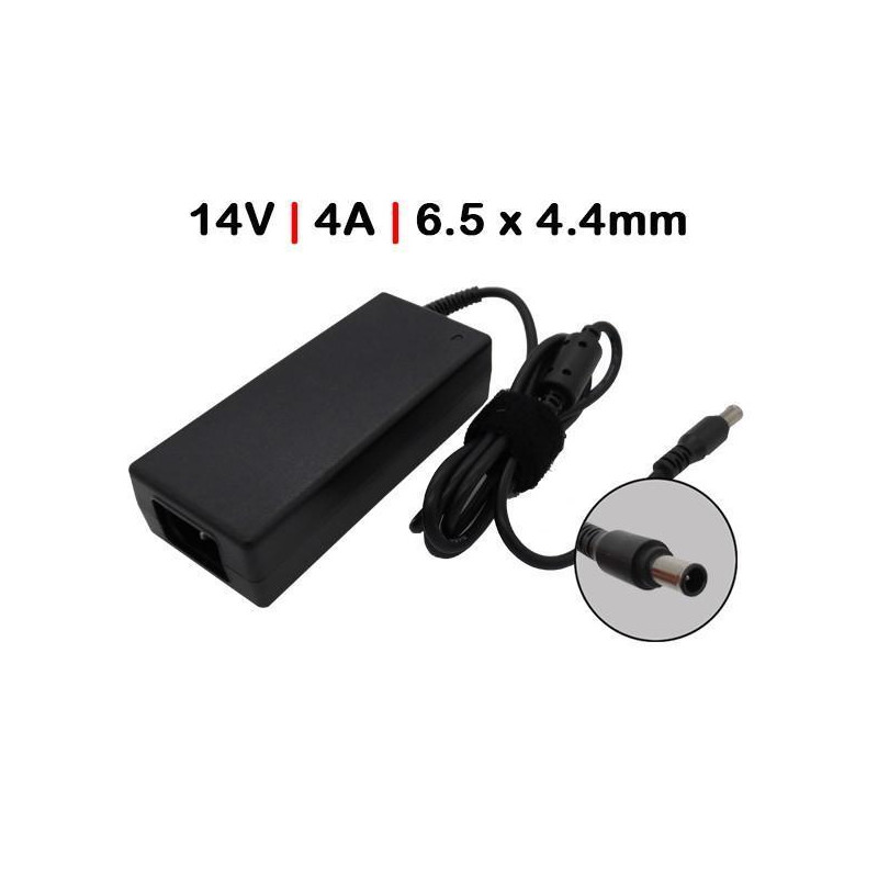 14V 4A 6,5 X 4,4MM 56W CARICABATTERIE PER MONITOR