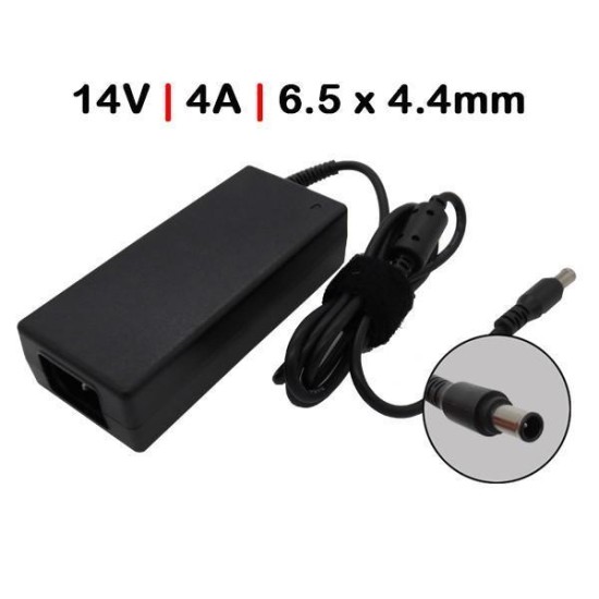 14V 4A 6,5 X 4,4MM 56W CARICABATTERIE PER MONITOR