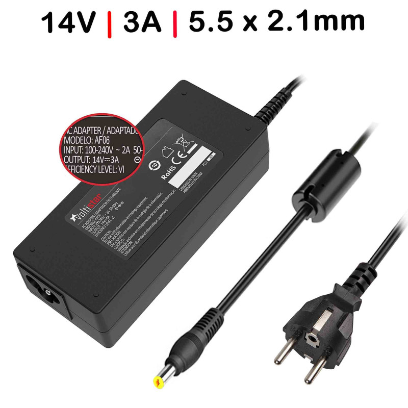 CARICABATTERIE PER LAPTOP SAMSUNG 1701FP 1702FP 1900FP 14V 3A 42W