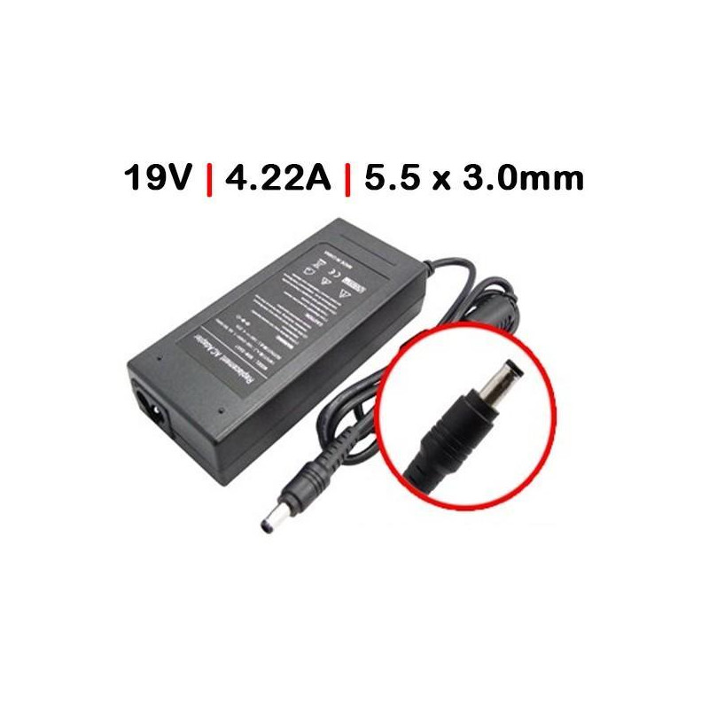 SAMSUNG P10 P20 P20 P25 T10 19V 4.22A 80W CARICABATTERIE PER LAPTOP