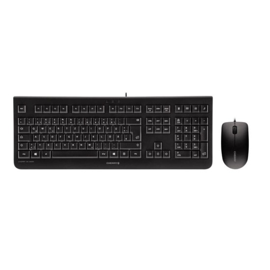 Cherry Tastiera + Mouse DC 2000 USB, Nero, Nuovo